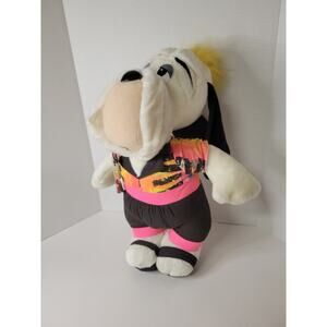 Vintage ACE Novelty Co. Droopy Dog Plush Stuffed Animal MGM 1990s 21" w/ Tags